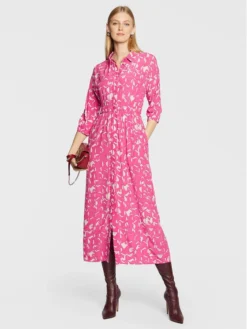 Comma Vestito Chemisier 2121155 Rosa Regular Fit -Offerta economica Guess || Calvin Klein Jeans || Vero Moda comma vestito chemisier 2121155 rosa regular fit 1