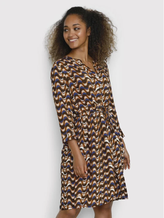 Cream Vestito Chemisier Runa 10610331 Multicolore Regular Fit 1 Cream Vestito Chemisier Runa 10610331 Multicolore Regular Fit