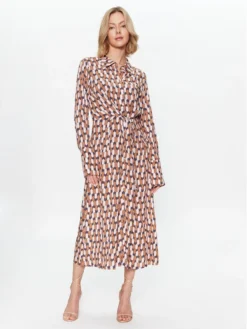 Culture Vestito Chemisier Terna 50109239 Multicolore Relaxed Fit