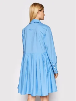 Custommade Vestito Chemisier Lamia 999369404 Blu Relaxed Fit -Offerta economica Guess || Calvin Klein Jeans || Vero Moda custommade vestito chemisier lamia 999369404 blu relaxed fit 2