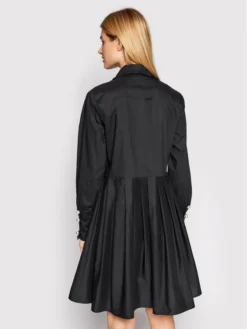 Custommade Vestito Chemisier Lamia 999369404 Nero Relaxed Fit -Offerta economica Guess || Calvin Klein Jeans || Vero Moda custommade vestito chemisier lamia 999369404 nero relaxed fit 2