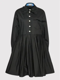 Custommade Vestito Chemisier Lamia 999369404 Nero Relaxed Fit -Offerta economica Guess || Calvin Klein Jeans || Vero Moda custommade vestito chemisier lamia 999369404 nero relaxed fit 4