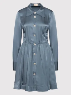 Custommade Vestito Chemisier Lyn 999374401 Grigio Regular Fit -Offerta economica Guess || Calvin Klein Jeans || Vero Moda custommade vestito chemisier lyn 999374401 grigio regular fit 4