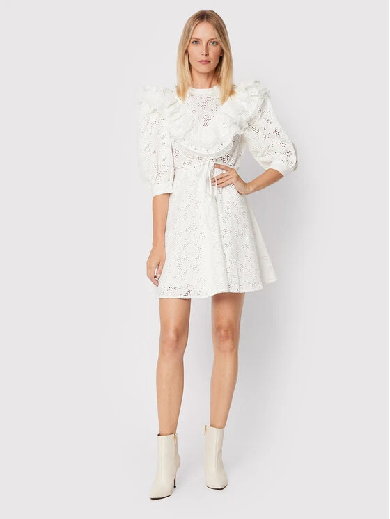 Custommade Vestito Da Giorno Lysandra 999370418 Bianco Regular Fit 2 Custommade Vestito Da Giorno Lysandra 999370418 Bianco Regular Fit - immagine 2