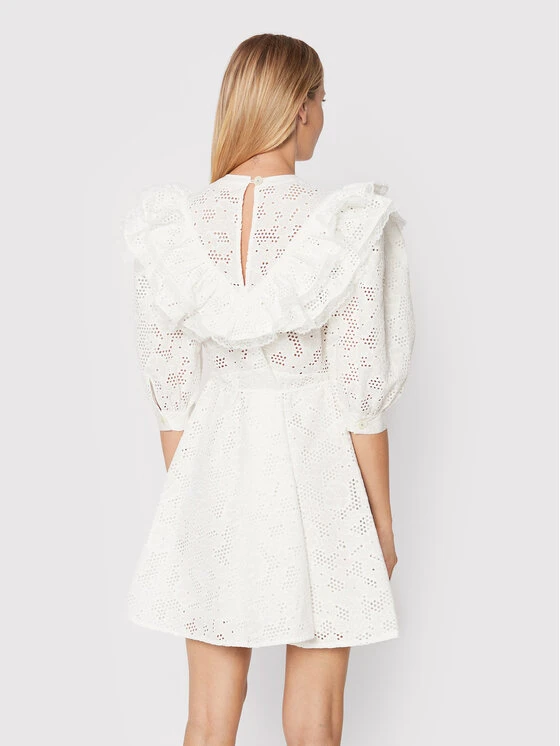 Custommade Vestito Da Giorno Lysandra 999370418 Bianco Regular Fit 3 Custommade Vestito Da Giorno Lysandra 999370418 Bianco Regular Fit - immagine 3