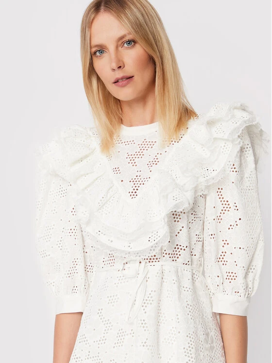 Custommade Vestito Da Giorno Lysandra 999370418 Bianco Regular Fit 4 Custommade Vestito Da Giorno Lysandra 999370418 Bianco Regular Fit - immagine 4