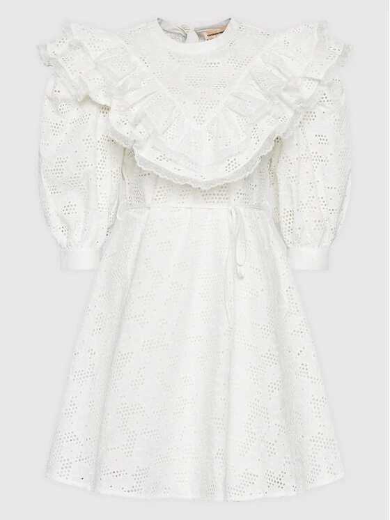 Custommade Vestito Da Giorno Lysandra 999370418 Bianco Regular Fit 5 Custommade Vestito Da Giorno Lysandra 999370418 Bianco Regular Fit - immagine 5