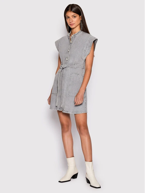 Custommade Vestito Di Jeans Kavis 999448423 Grigio Regular Fit 2 Custommade Vestito Di Jeans Kavis 999448423 Grigio Regular Fit - immagine 2