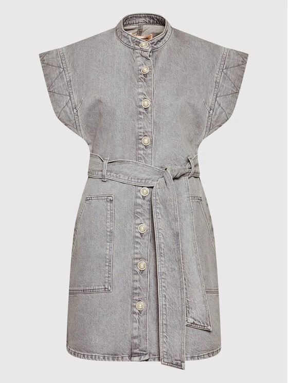 Custommade Vestito Di Jeans Kavis 999448423 Grigio Regular Fit 5 Custommade Vestito Di Jeans Kavis 999448423 Grigio Regular Fit - immagine 5