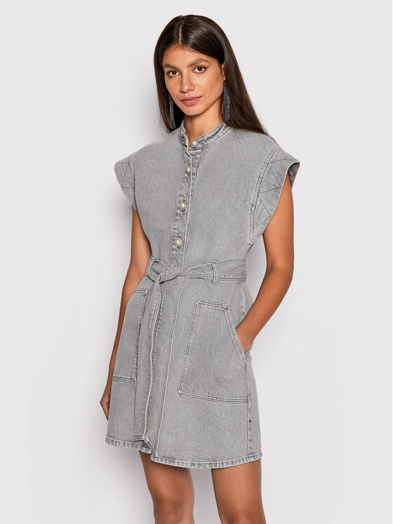 Custommade Vestito Di Jeans Kavis 999448423 Grigio Regular Fit 1 Custommade Vestito Di Jeans Kavis 999448423 Grigio Regular Fit