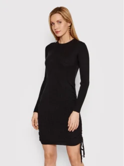 Vestito Di Maglia Isabella 14883 Nero Slim Fit