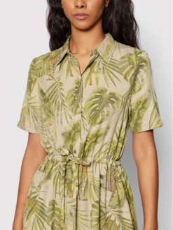 Desigual Vestito Chemisier Agora 22SWVW57 Beige Regular Fit -Offerta economica Guess || Calvin Klein Jeans || Vero Moda desigual vestito chemisier agora 22swvw57 beige regular fit 3