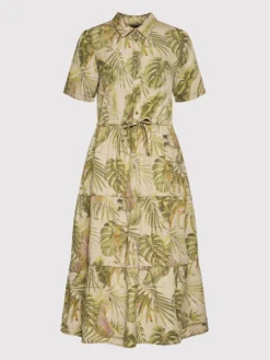 Desigual Vestito Chemisier Agora 22SWVW57 Beige Regular Fit -Offerta economica Guess || Calvin Klein Jeans || Vero Moda desigual vestito chemisier agora 22swvw57 beige regular fit 4