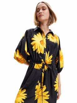 Desigual Vestito Chemisier MONSIEUR CHRISTIAN LACROIX Marga 23SWVW39 Nero Regular Fit -Offerta economica Guess || Calvin Klein Jeans || Vero Moda desigual vestito chemisier monsieur christian lacroix marga 23swvw39 nero regular fit 3