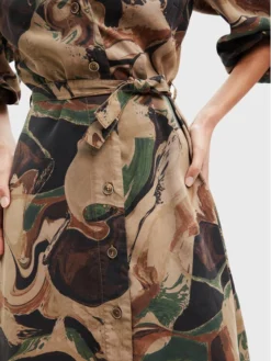 Desigual Vestito Chemisier Rosa 22WWVW23 Marrone Regular Fit -Offerta economica Guess || Calvin Klein Jeans || Vero Moda desigual vestito chemisier rosa 22wwvw23 marrone regular fit 3