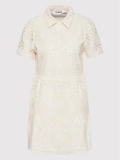 Desigual Vestito Chemisier Tallin 22SWVW04 Beige Regular Fit -Offerta economica Guess || Calvin Klein Jeans || Vero Moda desigual vestito chemisier tallin 22swvw04 beige regular fit 4