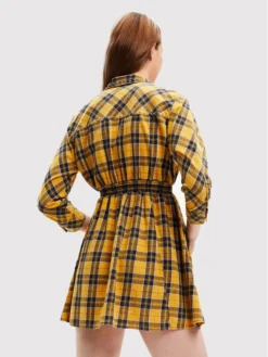 Desigual Vestito Chemisier Verona 22WWVW69 Giallo Regular Fit -Offerta economica Guess || Calvin Klein Jeans || Vero Moda desigual vestito chemisier verona 22wwvw69 giallo regular fit 2