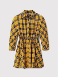 Desigual Vestito Chemisier Verona 22WWVW69 Giallo Regular Fit -Offerta economica Guess || Calvin Klein Jeans || Vero Moda desigual vestito chemisier verona 22wwvw69 giallo regular fit 4