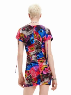 Desigual Vestito Da Giorno Dijon 23SWVK45 Multicolore Slim Fit -Offerta economica Guess || Calvin Klein Jeans || Vero Moda desigual vestito da giorno dijon 23swvk45 multicolore slim fit 2