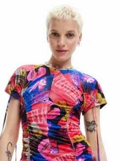 Desigual Vestito Da Giorno Dijon 23SWVK45 Multicolore Slim Fit -Offerta economica Guess || Calvin Klein Jeans || Vero Moda desigual vestito da giorno dijon 23swvk45 multicolore slim fit 3