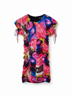 Desigual Vestito Da Giorno Dijon 23SWVK45 Multicolore Slim Fit -Offerta economica Guess || Calvin Klein Jeans || Vero Moda desigual vestito da giorno dijon 23swvk45 multicolore slim fit 4