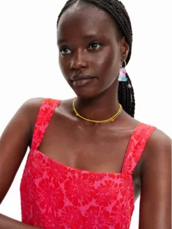 Desigual Vestito Da Giorno Ely 23SWVW20 Arancione Regular Fit -Offerta economica Guess || Calvin Klein Jeans || Vero Moda desigual vestito da giorno ely 23swvw20 arancione regular fit 3