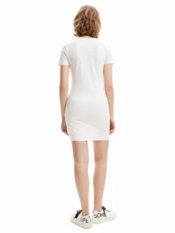 Desigual Vestito Da Giorno Love All You 23SWVK69 Bianco Slim Fit -Offerta economica Guess || Calvin Klein Jeans || Vero Moda desigual vestito da giorno love all you 23swvk69 bianco slim fit 2