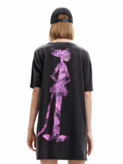 Desigual Vestito Da Giorno PINK PANTHER 23SWVK37 Nero Regular Fit -Offerta economica Guess || Calvin Klein Jeans || Vero Moda desigual vestito da giorno pink panther 23swvk37 nero regular fit 2