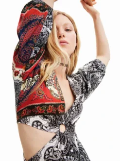 Desigual Vestito Da Giorno Sirsal 23SWVW33 Nero Regular Fit -Offerta economica Guess || Calvin Klein Jeans || Vero Moda desigual vestito da giorno sirsal 23swvw33 nero regular fit 3