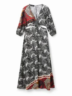 Desigual Vestito Da Giorno Sirsal 23SWVW33 Nero Regular Fit -Offerta economica Guess || Calvin Klein Jeans || Vero Moda desigual vestito da giorno sirsal 23swvw33 nero regular fit 4