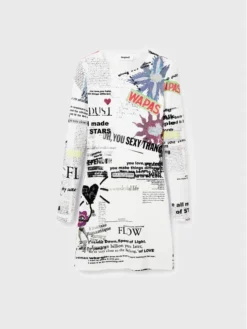 Desigual Vestito Da Giorno Wapas 22WWVK56 Multicolore Slim Fit -Offerta economica Guess || Calvin Klein Jeans || Vero Moda desigual vestito da giorno wapas 22wwvk56 multicolore slim fit 4