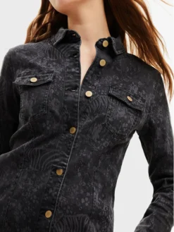 Desigual Vestito Di Jeans Babayaga 22WWVD02 Nero Slim Fit -Offerta economica Guess || Calvin Klein Jeans || Vero Moda desigual vestito di jeans babayaga 22wwvd02 nero slim fit 3