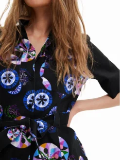 Desigual Vestito Di Jeans MONSIEUR CHRISTIAN LACROIX Sina 23SWVW88 Nero Regular Fit -Offerta economica Guess || Calvin Klein Jeans || Vero Moda desigual vestito di jeans monsieur christian lacroix sina 23swvw88 nero regular fit 3