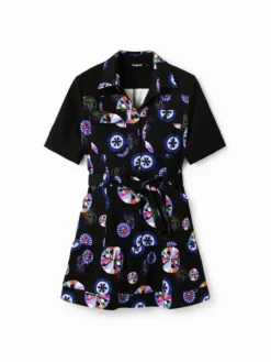 Desigual Vestito Di Jeans MONSIEUR CHRISTIAN LACROIX Sina 23SWVW88 Nero Regular Fit -Offerta economica Guess || Calvin Klein Jeans || Vero Moda desigual vestito di jeans monsieur christian lacroix sina 23swvw88 nero regular fit 4