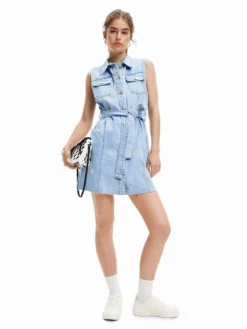 Desigual Vestito Di Jeans Virginnie 23SWVD06 Blu Regular Fit -Offerta economica Guess || Calvin Klein Jeans || Vero Moda desigual vestito di jeans virginnie 23swvd06 blu regular fit 1