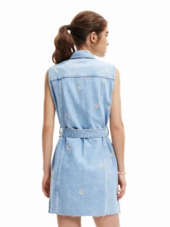 Desigual Vestito Di Jeans Virginnie 23SWVD06 Blu Regular Fit -Offerta economica Guess || Calvin Klein Jeans || Vero Moda desigual vestito di jeans virginnie 23swvd06 blu regular fit 2