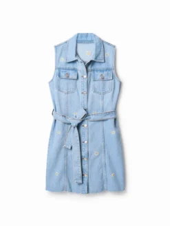 Desigual Vestito Di Jeans Virginnie 23SWVD06 Blu Regular Fit -Offerta economica Guess || Calvin Klein Jeans || Vero Moda desigual vestito di jeans virginnie 23swvd06 blu regular fit 4