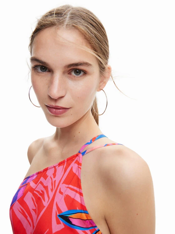 Desigual Vestito Estivo 23SWMW03 Multicolore Regular Fit 4 Desigual Vestito Estivo 23SWMW03 Multicolore Regular Fit - immagine 4