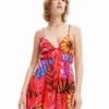 Desigual Vestito Estivo 23SWMW27 Multicolore Regular Fit
