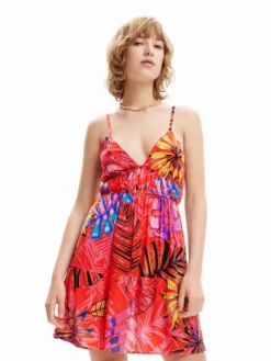 Desigual Vestito Estivo 23SWMW27 Multicolore Regular Fit