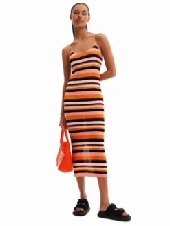 Desigual Vestito Estivo 23SWVF11 Nero Slim Fit -Offerta economica Guess || Calvin Klein Jeans || Vero Moda desigual vestito estivo 23swvf11 nero slim fit 1