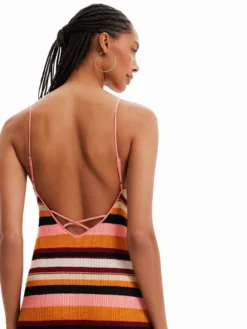 Desigual Vestito Estivo 23SWVF11 Nero Slim Fit -Offerta economica Guess || Calvin Klein Jeans || Vero Moda desigual vestito estivo 23swvf11 nero slim fit 3