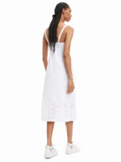 Desigual Vestito Estivo 23SWVK72 Bianco Regular Fit -Offerta economica Guess || Calvin Klein Jeans || Vero Moda desigual vestito estivo 23swvk72 bianco regular fit 2