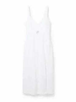 Desigual Vestito Estivo 23SWVK72 Bianco Regular Fit -Offerta economica Guess || Calvin Klein Jeans || Vero Moda desigual vestito estivo 23swvk72 bianco regular fit 4