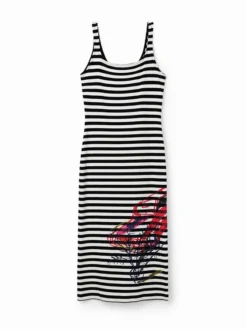 Desigual Vestito Estivo 23SWVK99 Bianco Slim Fit -Offerta economica Guess || Calvin Klein Jeans || Vero Moda desigual vestito estivo 23swvk99 bianco slim fit 4