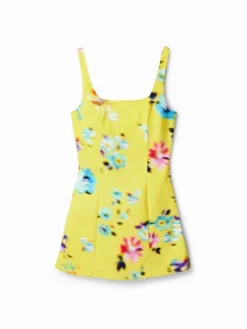 Desigual Vestito Estivo 23SWVW51 Giallo Slim Fit -Offerta economica Guess || Calvin Klein Jeans || Vero Moda desigual vestito estivo 23swvw51 giallo slim fit 4