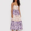 Desigual Vestito Estivo Estrella 22SWVW26 Viola Regular Fit