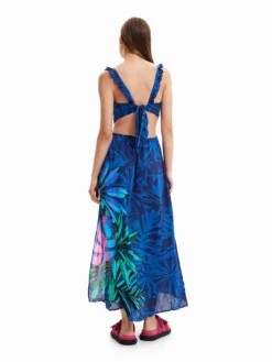 Desigual Vestito Estivo Zarautz 23SWMW11 Blu Scuro Regular Fit -Offerta economica Guess || Calvin Klein Jeans || Vero Moda desigual vestito estivo zarautz 23swmw11 blu scuro regular fit 2