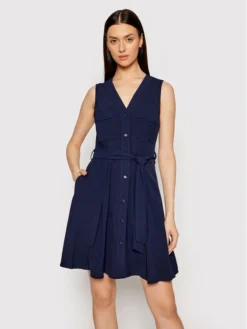 DKNY Vestito Da Giorno DD1A7685 Blu Scuro Regular Fit