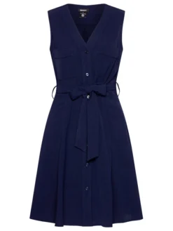 DKNY Vestito Da Giorno DD1A7685 Blu Scuro Regular Fit -Offerta economica Guess || Calvin Klein Jeans || Vero Moda dkny vestito da giorno dd1a7685 blu scuro regular fit 4